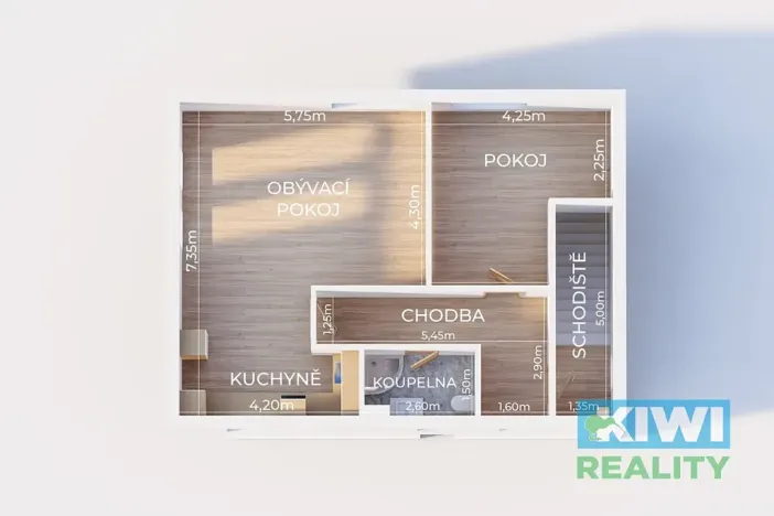 Pronájem rodinného domu, Kaňovice, 90 m2