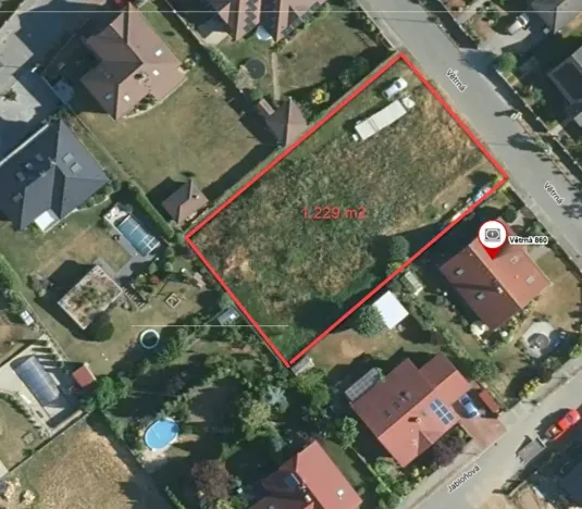 Pronájem zahrady, Votice, Větrná, 1229 m2