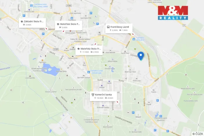 Prodej pozemku pro bydlení, Františkovy Lázně, 610 m2