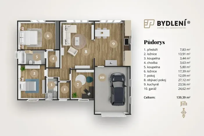 Prodej rodinného domu, Košťany, K zámku, 139 m2