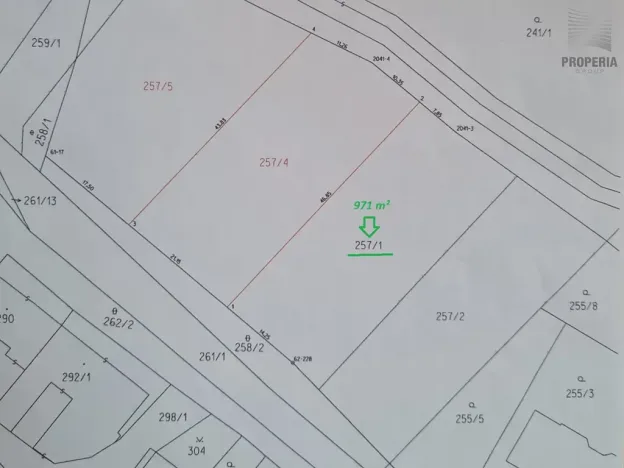 Prodej komerčního pozemku, Popůvky, 971 m2
