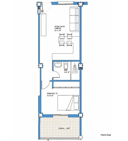Prodej bytu 2+kk, Cómpeta, Španělsko, 46 m2
