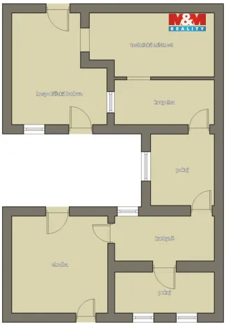 Prodej rodinného domu, Studená, Vrší, 87 m2