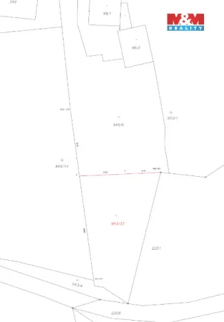 Prodej zahrady, Řehlovice - Stadice, 518 m2