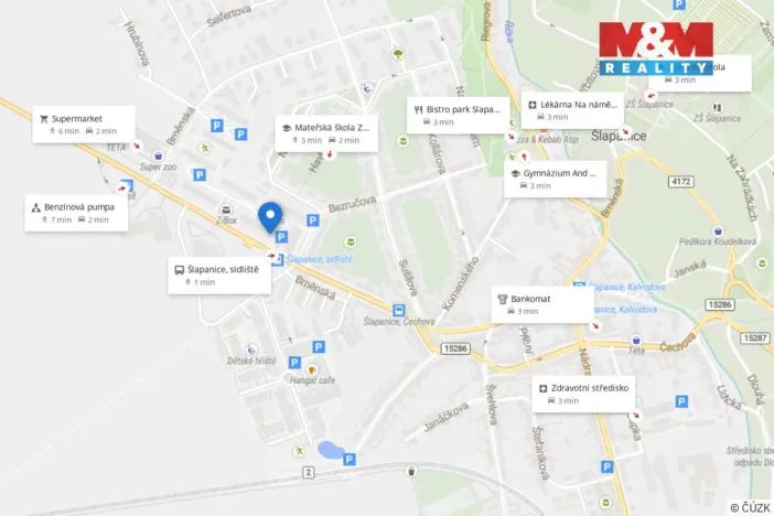 Prodej bytu 3+1, Šlapanice, Brněnská, 75 m2