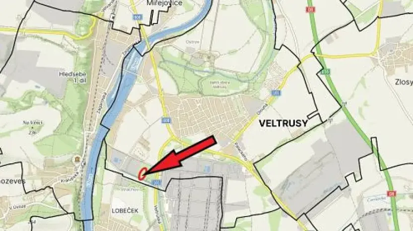 Prodej podílu pole, Veltrusy, 1039 m2