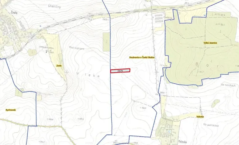 Prodej podílu pole, Rychnovek, 1423 m2