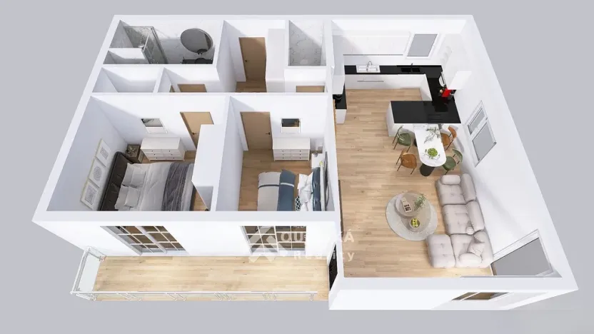 Prodej bytu 3+kk, Boskovice, Na Výsluní, 89 m2