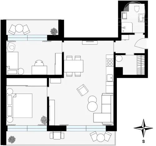 Prodej bytu 3+kk, Praha - Vysočany, V Předním Hloubětíně, 82 m2