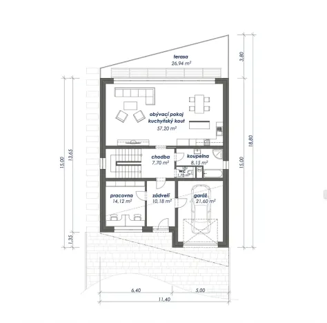 Prodej pozemku pro bydlení, Kyjov, 745 m2