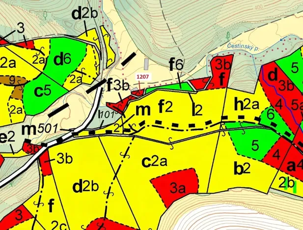 Dražba lesa, Čestín, 198 m2