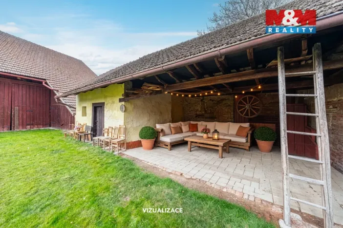 Prodej zemědělské usedlosti, Zásmuky - Nesměň, 161 m2