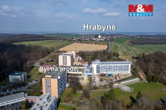 Prodej bytu 1+kk, Hrabyně, 42 m2