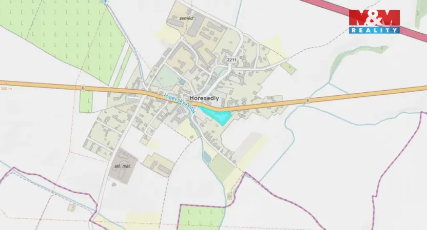 Pronájem skladu, Hořesedly, 85 m2