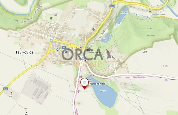 Prodej pozemku pro bydlení, Tavíkovice, 1950 m2