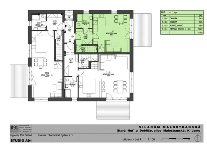 Prodej bytu 4+kk, Stará Huť, K Lomu, 104 m2