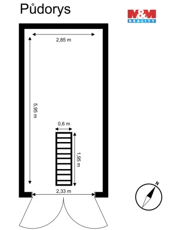 Pronájem garáže, Uherský Brod, Šumická, 20 m2