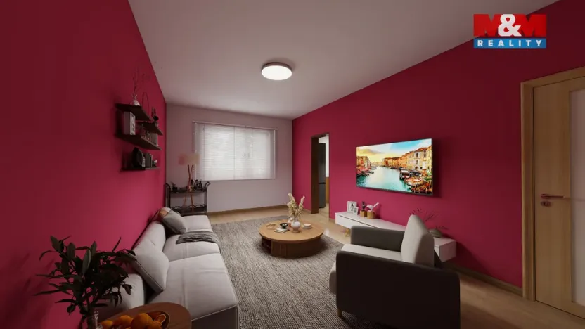 Prodej bytu 2+1, Děčín - Děčín III-Staré Město, Jezdecká, 62 m2