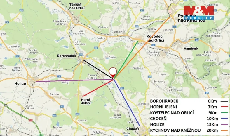 Prodej rodinného domu, Čermná nad Orlicí - Číčová, 56 m2