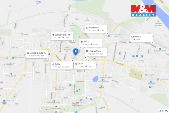 Prodej bytu 4+kk, Přelouč, Československé armády, 120 m2