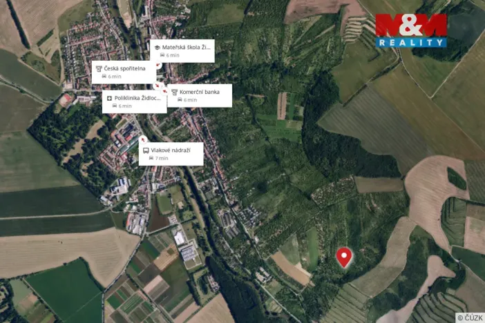 Prodej zahrady, Židlochovice, 3718 m2