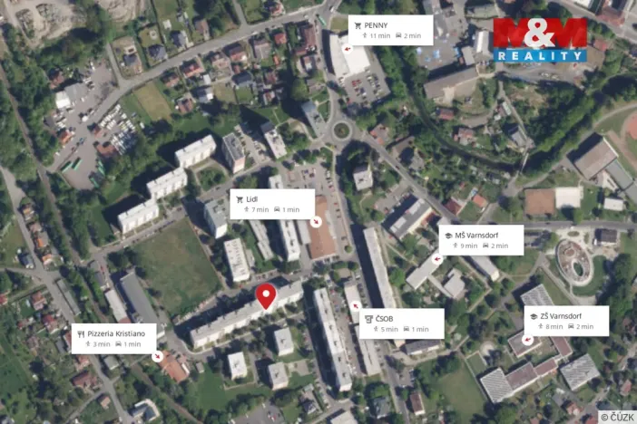 Prodej bytu 2+1, Varnsdorf, Lesní, 62 m2