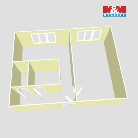 Prodej bytu 1+1, Ostrava - Hrabůvka, Dr. Martínka, 36 m2