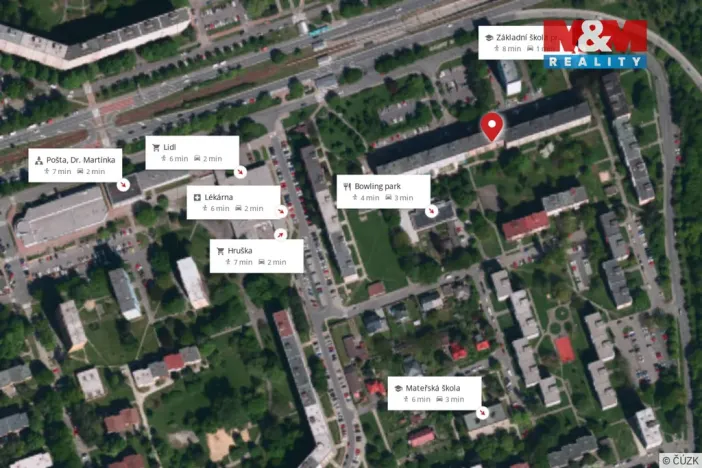 Prodej bytu 1+1, Ostrava - Hrabůvka, Dr. Martínka, 36 m2