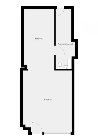 Pronájem obchodního prostoru, Hronov, Hostovského, 50 m2