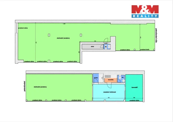Pronájem kanceláře, Ostrava, Brandlova, 234 m2