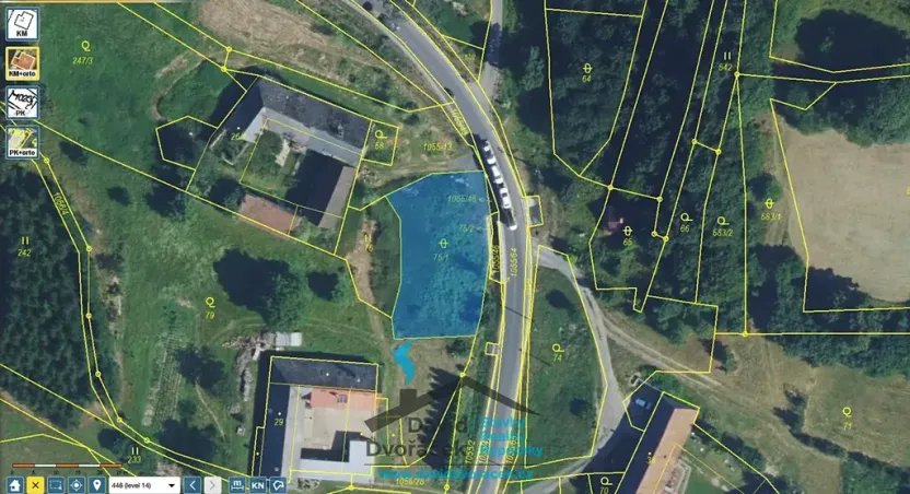 Prodej pozemku pro bydlení, Pohledy, 748 m2