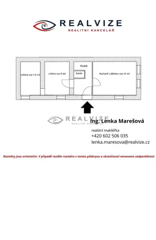 Prodej chalupy, Radošovice, 39 m2