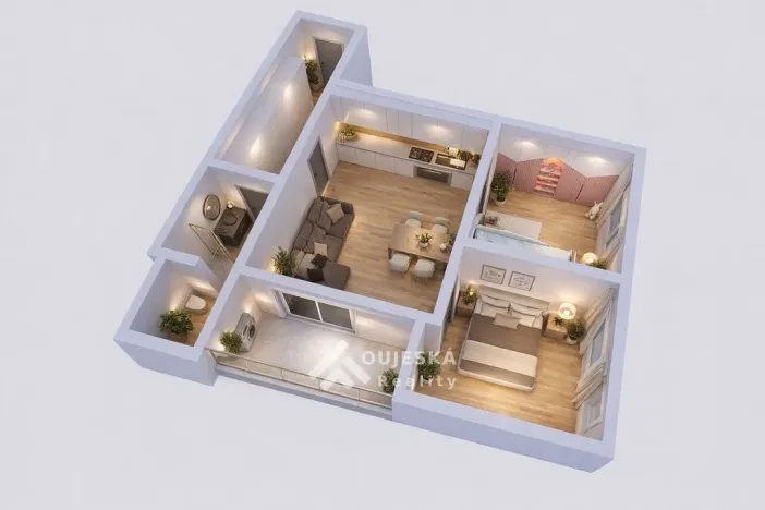 Prodej bytu 3+kk, Boskovice, Na Výsluní, 57 m2