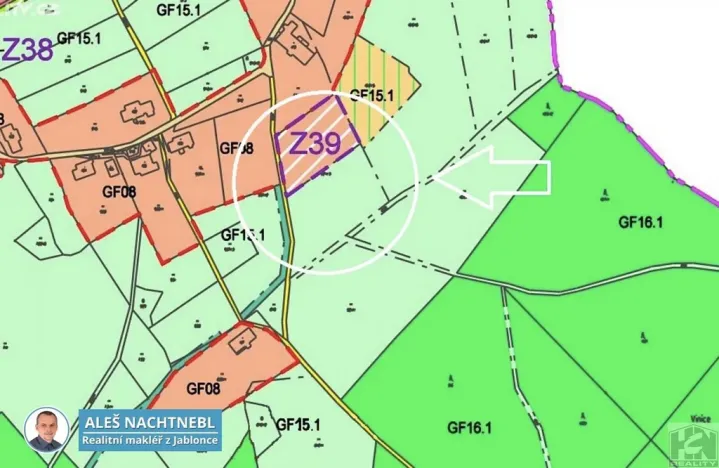 Prodej pozemku, Zásada, 2647 m2