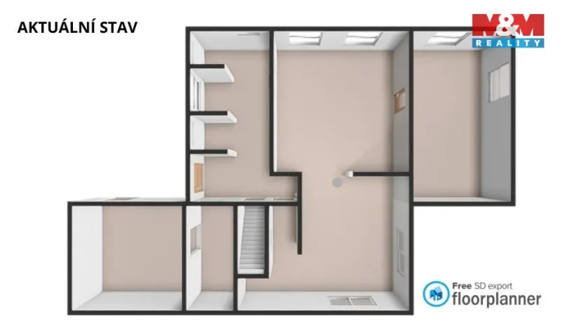 Prodej rodinného domu, Velká Losenice - Pořežín, 86 m2