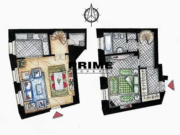 Pronájem bytu 2+1, Praha - Malá Strana, Vlašská, 73 m2