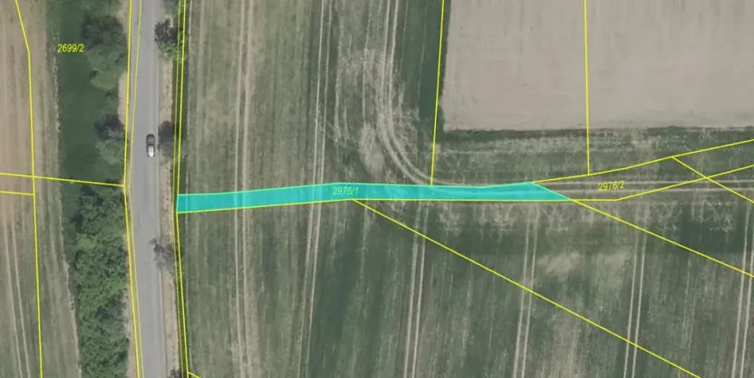 Dražba pozemku, Neveklov, 1777 m2