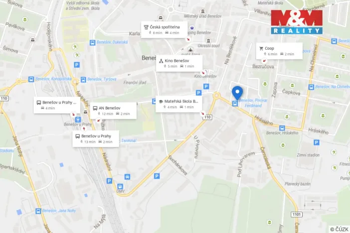 Prodej bytu 3+1, Benešov, Hráského, 66 m2