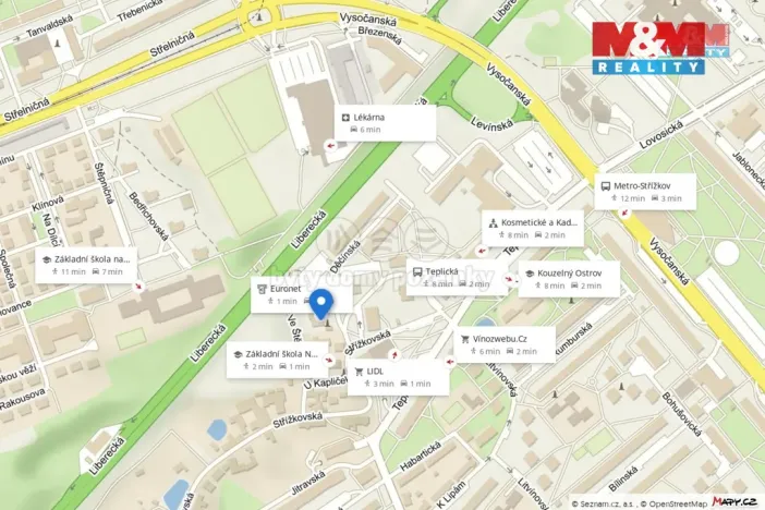 Prodej bytu 1+kk, Praha - Střížkov, Děčínská, 25 m2