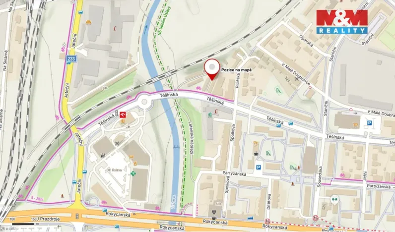 Pronájem garáže, Plzeň, Těšínská, 19 m2