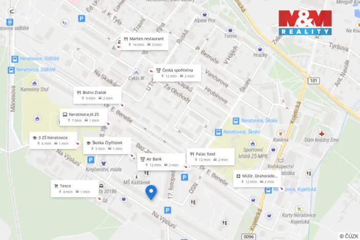 Prodej bytu 3+1, Neratovice, Na Výsluní, 76 m2