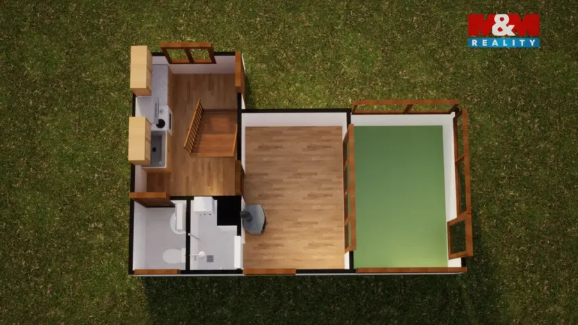 Prodej chaty, Arnoltice, 27 m2