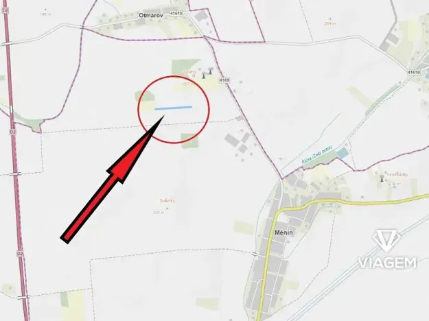 Prodej podílu pole, Měnín, 1382 m2