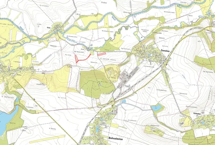 Prodej pole, Černčice, 6008 m2