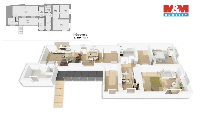 Prodej rodinného domu, Zvoleněves, 245 m2