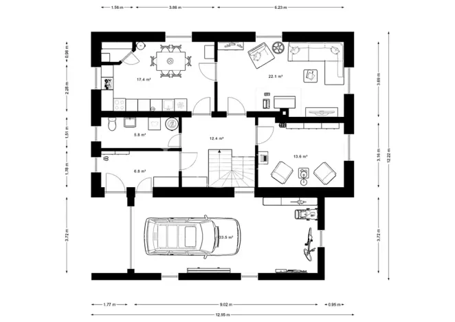 Prodej ubytování, Kvilda, 203 m2