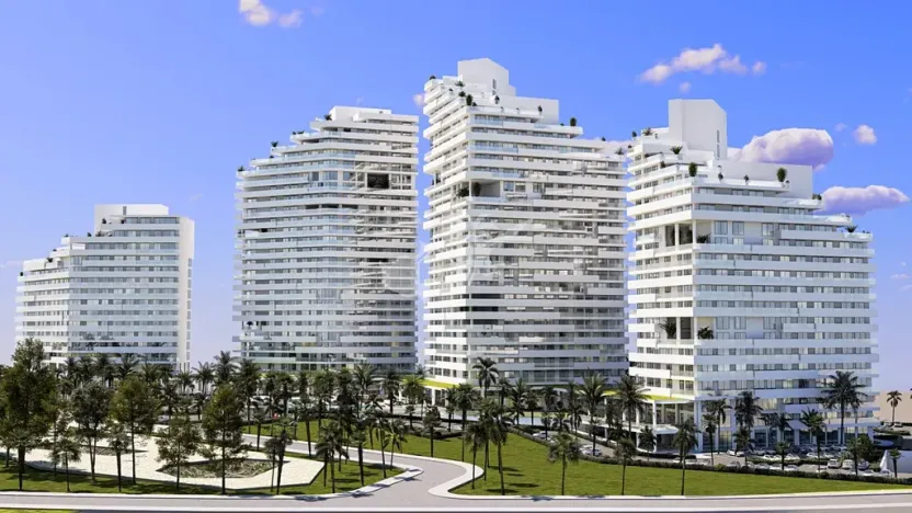 Prodej bytu 1+kk, Trikomo, Kypr, 37 m2