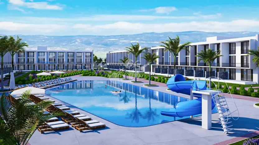 Prodej bytu 1+1, Trikomo, Kypr, 55 m2