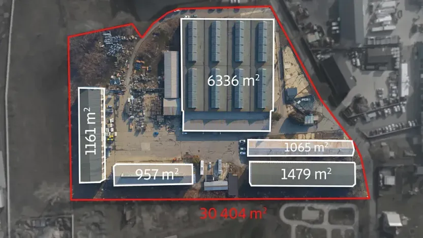 Pronájem skladu, Ostrava, Navrátilova, 30404 m2