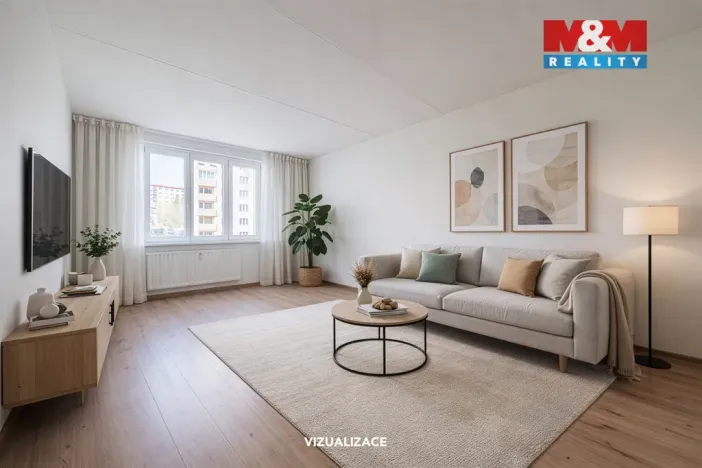 Prodej bytu 2+1, Chomutov, Skalková, 61 m2